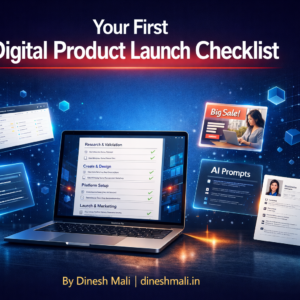 digital product launch checklist — 57 actionable steps for beginners